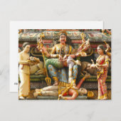 Carte Postale Décoration du temple (Devant / Derrière)