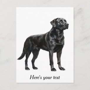 Carte Postale Décoration personnalisée de Labrador Retriever noi