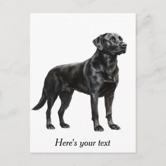 Carte Postale Décoration personnalisée de Labrador Retriever noi