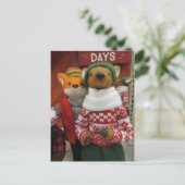 Carte Postale Décoration renard & cerf (Debout devant)