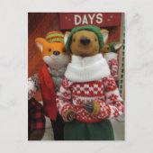 Carte Postale Décoration renard & cerf (Devant)