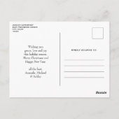 Carte Postale Décorations d'arbre de Noël Cool rétros (Dos)