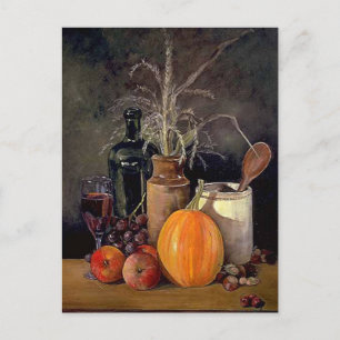 Carte Postale Décorations d'automne sur table