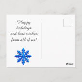 Carte Postale 🎄 Décorations de Fêtes Rouge Doré Festive Boules (Dos)