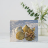 Carte postale Décorations Noël (Debout devant)