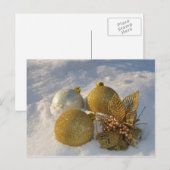 Carte postale Décorations Noël (Devant / Derrière)