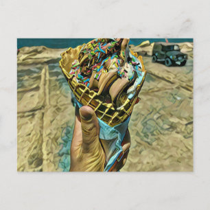 Carte Postale Décorations pour glace