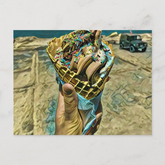 Carte Postale Décorations pour glace (Devant)