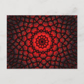 Carte postale décorative rouge (Devant)