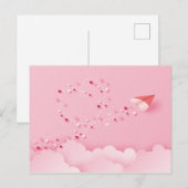 Carte Postale Découpage en papier Avion (Devant / Derrière)