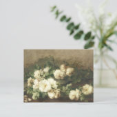 Carte Postale Découpage Fleurs florales Papier de tissus (Debout devant)