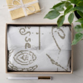 Carte Postale Decoupage French  Postmark Ti Tissuepapier (Geschenk)