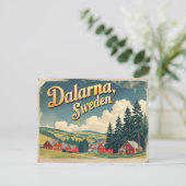 Carte Postale Découvrez Dlarna Suède (Debout devant)