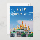 Carte Postale Découvrez la beauté de Kiev (Devant / Derrière)