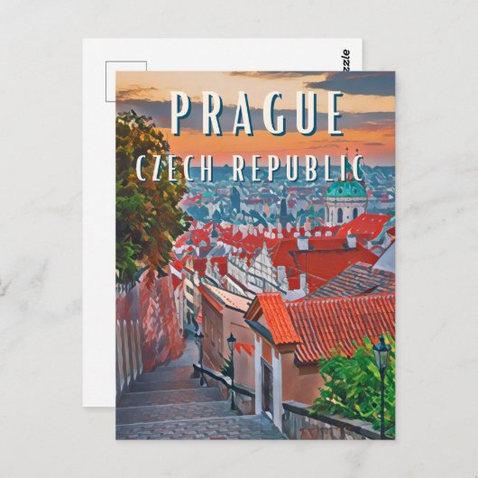 Carte Postale Découvrez la Beauté de Prague (Devant / Derrière)