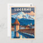 Carte Postale Découvrez le charme de Lucerne (Devant / Derrière)