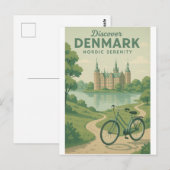 Carte Postale Découvrez le Danemark - Sérénité nordique (Devant / Derrière)