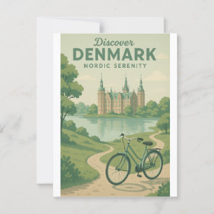 Carte Postale Découvrez le Danemark - Sérénité nordique
