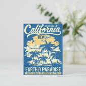 Carte Postale Découvrez l'été sans fin sur paradise Beach (Debout devant)