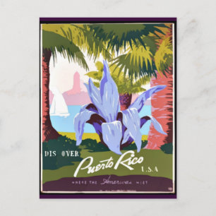 Carte Postale Découvrez Porto Rico