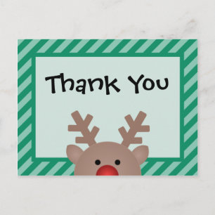 Carte Postale Découvrez Un Merci De Vacances Boo Reindeer