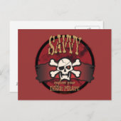 Carte Postale Découvrez votre pirate intérieur (Devant / Derrière)