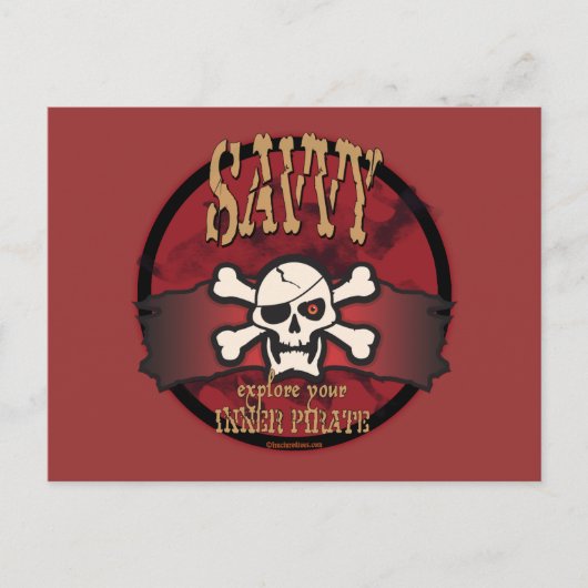 Carte Postale Découvrez votre pirate intérieur (Devant)