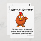 Carte Postale Déçu et étouffé par l'espoir (Devant / Derrière)