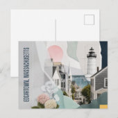 Carte postale d'Edgartown, Massachusetts (Devant / Derrière)