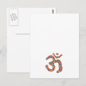 Carte Postale Dédication à OM MANTRA : AFFICHER les pierres préc (Devant / Derrière)