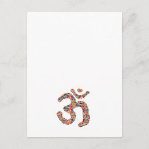 Carte Postale Dédication à OM MANTRA : AFFICHER les pierres préc
