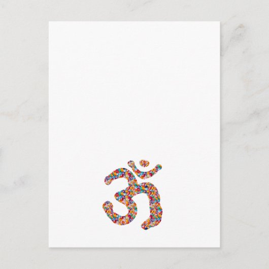 Carte Postale Dédication à OM MANTRA : AFFICHER les pierres préc (Devant)