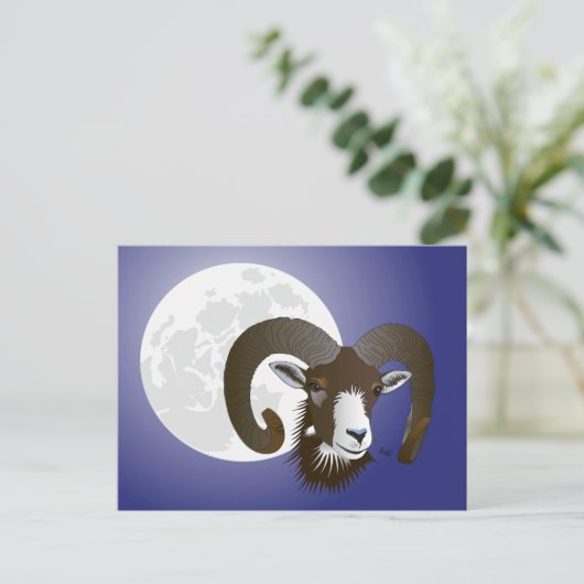 Carte postale dédiée (Debout devant)