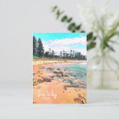Carte Postale Dee Why Sydney Northern Beaches voyage rétro (Debout devant)