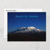 Carte postale Deep Blue Sky Mount Saint Helens (Devant / Derrière)