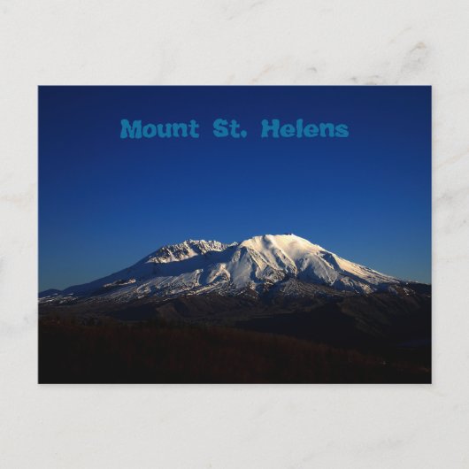 Carte postale Deep Blue Sky Mount Saint Helens (Devant)