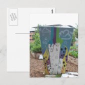 Carte Postale Deep Ellum Graffiti Art # 52 (Devant / Derrière)