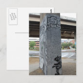 Carte Postale Deep Ellum Graffiti Art # 9 (Devant / Derrière)