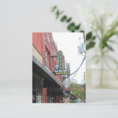Carte Postale Deep Ellum Music The Free Man Sign (Debout devant)