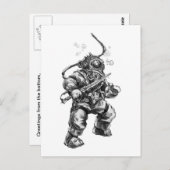 Carte postale Deep Sea Diver (Devant / Derrière)