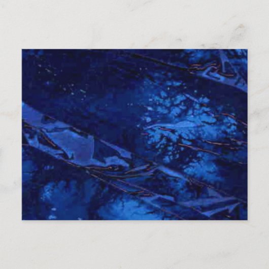 Carte postale "Deep Waters" Abstract Design (Devant)