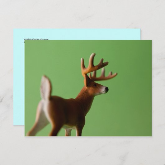Carte postale Deer Butt (Devant / Derrière)