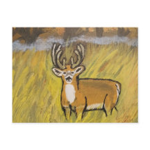 Carte postale Deer In Fall
