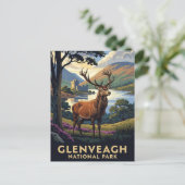 Carte Postale Deer in Glenveagh National Park Irlande Travel (Debout devant)