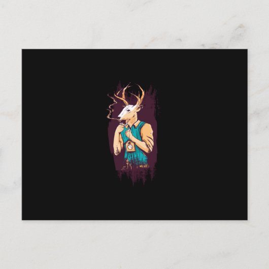 Carte Postale Deer Man (Devant)