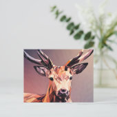 Carte Postale Deer Small Poly Art Design-54655 (Debout devant)