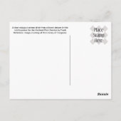 Carte Postale Deer & Stream (Dos)