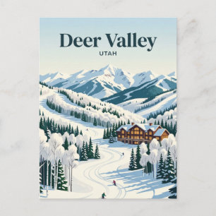 Carte Postale Deer Valley Resort États-Unis