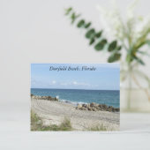 Carte Postale Deerfield Beach, Floride FL Beach Scene (Debout devant)
