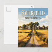 Carte Postale Deerfield États-Unis (Devant / Derrière)